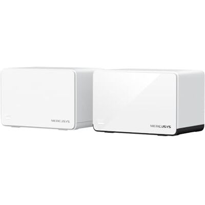 MERCUSYS TP-Link Halo H85X Wi-Fi 6 AX3000Mbps Dual-Band, 2,5G WAN/LAN-port, 2 x Gigabit WAN/LAN-portar, täckt upp till 460 m2, MU-MIMO, WPA3, APP-kontroll, 2 st MERCUSYS TP-Link Halo H85X Wi-Fi 6 AX3000Mbps Dual-Band, 2,5G WAN/LAN-port, 2 x Gigabit WAN/LAN-portar, täckt upp till 460 m2, MU-MIMO, WPA3, APP-kontroll, 2 st