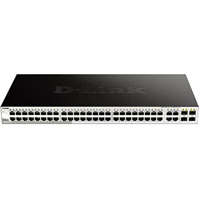 D-Link DGS-1210-48/E Smart Managerad Gigabit Switch (48 x 10/100/1 000 Mbit/s portar, 4 x kombo 10/100/1 000 BASE-T/SFP-portar) Endast EU-nätsladd D-Link DGS-1210-48/E Smart Managerad Gigabit Switch (48 x 10/100/1 000 Mbit/s portar, 4 x kombo 10/100/1 000 BASE-T/SFP-portar) Endast EU-nätsladd