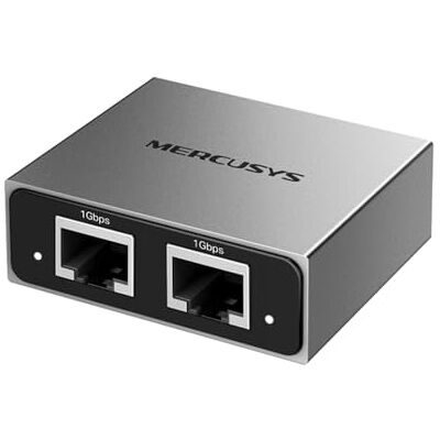 MERCUSYS 1 till 2, 1 000 Mbit/s, RJ45 Gigabit Ethernet-switch, MEH25 Samtidig anslutning av 2 enheter, plug and play, aluminiumhölje, kompatibel med Cat 8/7/6/5e/5e-kablar MERCUSYS 1 till 2, 1 000 Mbit/s, RJ45 Gigabit Ethernet-switch, MEH25 Samtidig anslutning av 2 enheter, plug and play, aluminiumhölje, kompatibel med Cat 8/7/6/5e/5e-kablar