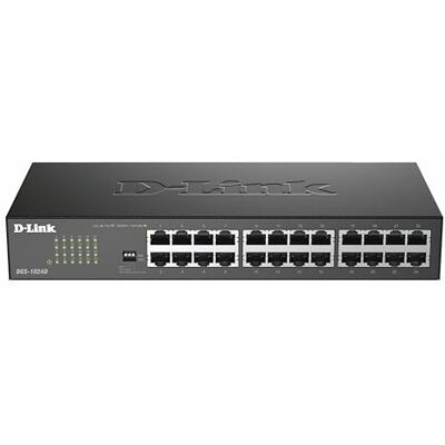D-Link DGS-1024D Gigabit Ethernet Switch (24 portar, 10/100/1 000 Mbit/s, enkel plug-& Play-installation, fläktlös) D-Link DGS-1024D Gigabit Ethernet Switch (24 portar, 10/100/1 000 Mbit/s, enkel plug-& Play-installation, fläktlös)