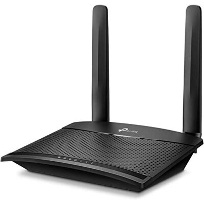 TP-Link TL-MR100 LTE Router, 4G Router Supports SIM Cards, 4G Cat4 up to 150 Mbps, WLAN 2.4GHz N300, 2x 100 Mbps Ports, Plug and Play, Up to 32 Devices, Child Control, Guest Network TP-Link TL-MR100 LTE Router, 4G Router Supports SIM Cards, 4G Cat4 up to 150 Mbps, WLAN 2.4GHz N300, 2x 100 Mbps Ports, Plug and Play, Up to 32 Devices, Child Control, Guest Network