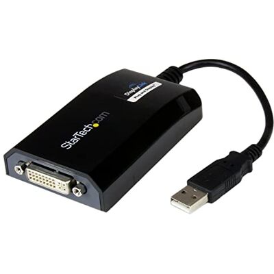 StarTech .com USB till DVI-videoadapter, extern multiskärmsgrafik för PC och MAC, 1920 x 1200 StarTech .com USB till DVI-videoadapter, extern multiskärmsgrafik för PC och MAC, 1920 x 1200