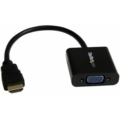 StarTech .com 1080p 60Hz HDMI till VGA höghastighets-displayadapter – aktiv HDMI till VGA (kontakt till hona) videoomvandlare för laptop/PC/bildskärm (HD2VGAE2) StarTech .com 1080p 60Hz HDMI till VGA höghastighets-displayadapter – aktiv HDMI till VGA (kontakt till hona) videoomvandlare för laptop/PC/bildskärm (HD2VGAE2)