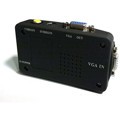 tempo di saldi Video Adapter från AV, Rca, S-Video till VGA för bildskärm och projektorer tempo di saldi Video Adapter från AV, Rca, S-Video till VGA för bildskärm och projektorer