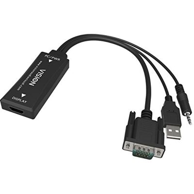 Best Price Square Vision TechConnect VGA Audio till HDMI Converter Best Price Square Vision TechConnect VGA Audio till HDMI Converter