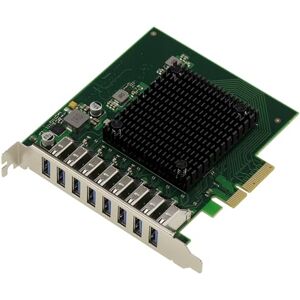 KALEA-INFORMATIQUE PCIe-kontrollkort x4 till 8 portar USB 3.0 5G typ A med UASP-stöd och Fresco Logic FL1100-chipset och PI7C9X2G608 Bridge KALEA-INFORMATIQUE PCIe-kontrollkort x4 till 8 portar USB 3.0 5G typ A med UASP-stöd och Fresco Logic FL1100-chipset och PI7C9X2G608 Bridge