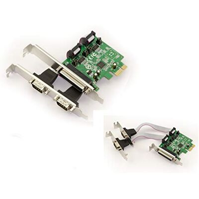 Kalea-Informatique PCIe Kontrollkort - RS232 x2, LPT, Hög/låg profil - +5V/+12V Kalea-Informatique PCIe Kontrollkort - RS232 x2, LPT, Hög/låg profil - +5V/+12V