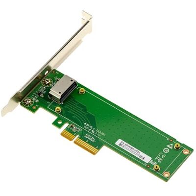 KALEA-INFORMATIQUE PCIe 4.0 x4 kontrollkort för NVMe EDSFF E1.S Short Gen4 SSD med metalluttag KALEA-INFORMATIQUE PCIe 4.0 x4 kontrollkort för NVMe EDSFF E1.S Short Gen4 SSD med metalluttag