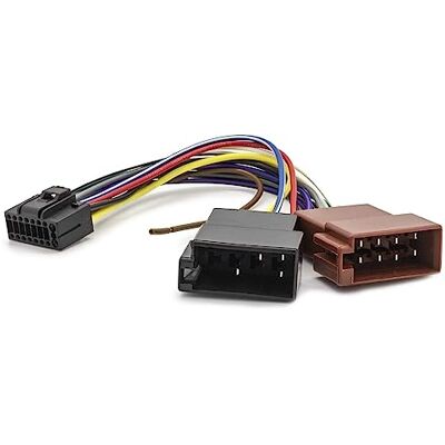 Sound-way – bil radio adapter kabel kontakt Plug & Play DIN ISO 16 stift kabelnät f JVC KD-R Sound-way – bil radio adapter kabel kontakt Plug & Play DIN ISO 16 stift kabelnät f JVC KD-R