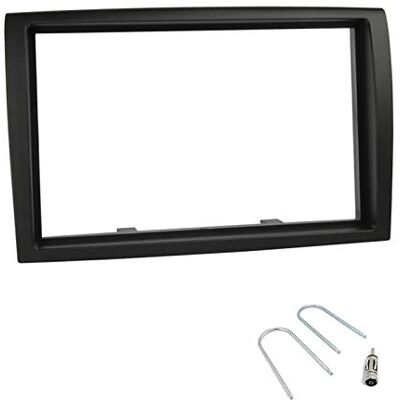 Sound-way Monteringssats 2-DIN Bilradio Frontplatta, Antennadapter, Demonteringsnycklar kompatibel med Fiat Ducato Sound-way Monteringssats 2-DIN Bilradio Frontplatta, Antennadapter, Demonteringsnycklar kompatibel med Fiat Ducato