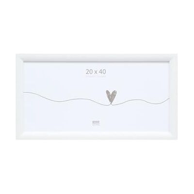 Deknudt Frames S54SF1 bildram 20 x 40 tavelramar vit, målarlook trä fotokamera Deknudt Frames S54SF1 bildram 20 x 40 tavelramar vit, målarlook trä fotokamera