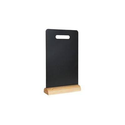 Securit bordsställ SILHOUETTE rektangel, trä, svart, 24 x 21 x 7 cm Securit bordsställ SILHOUETTE rektangel, trä, svart, 24 x 21 x 7 cm