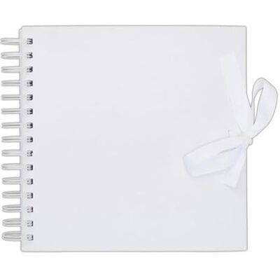 Papermania klippbok, vit, 20 x 20 cm, 40 ark, skapa ditt eget fotoalbum och dekorera med scrapbook-tillbehör, bok för hemminnen, lägg till fotopapper, klippboksklistermärken och scrapbook-tillbehör Papermania klippbok, vit, 20 x 20 cm, 40 ark, skapa ditt eget fotoalbum och dekorera med scrapbook-tillbehör, bok för hemminnen, lägg till fotopapper, klippboksklistermärken och scrapbook-tillbehör