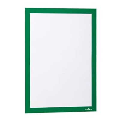 Durable 487205 inforam Duraframe A4, självhäftande magnetram, 2-pack, grön Durable 487205 inforam Duraframe A4, självhäftande magnetram, 2-pack, grön