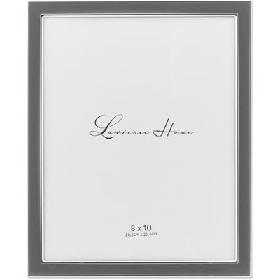 Lawrence Frames Fotoram i metall och emalj, 20 × 25 cm, grå Lawrence Frames Fotoram i metall och emalj, 20 × 25 cm, grå