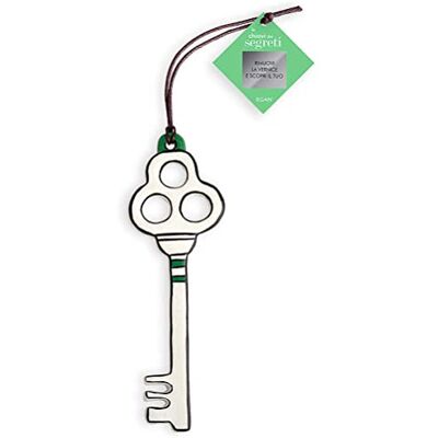 Egan Keramisk nyckel, Vit och Grön, Unik Egan Keramisk nyckel, Vit och Grön, Unik