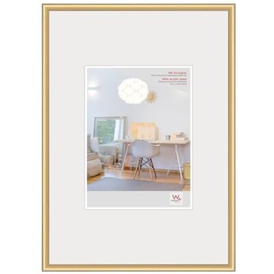 walther design tavelram guld 59,4 x 84 cm (DIN A1) med konstglas, New Lifestyle plastram KVX684G walther design tavelram guld 59,4 x 84 cm (DIN A1) med konstglas, New Lifestyle plastram KVX684G