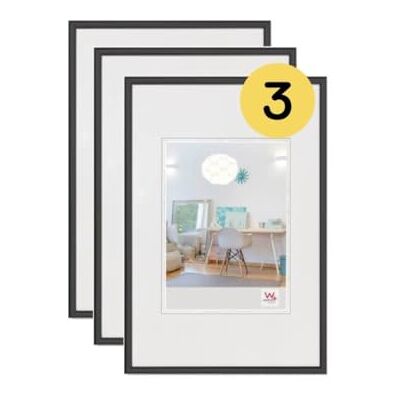 walther design Tavelram Svart 40 x 60 cm 3-pack, New Lifestyle plastram KV460B3 walther design Tavelram Svart 40 x 60 cm 3-pack, New Lifestyle plastram KV460B3