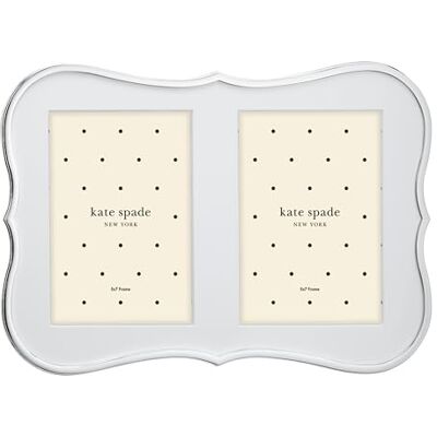 kate spade new york Crown Point dubbel 5" x 7" ram, 1,2 kg, silver kate spade new york Crown Point dubbel 5" x 7" ram, 1,2 kg, silver