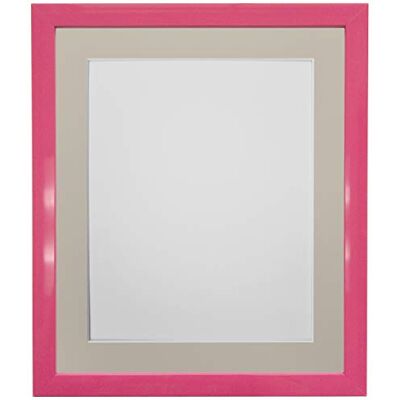 FRAMES BY POST 7 x 5 tum rosa plastramme - Porträtt eller landskap FRAMES BY POST 7 x 5 tum rosa plastramme - Porträtt eller landskap