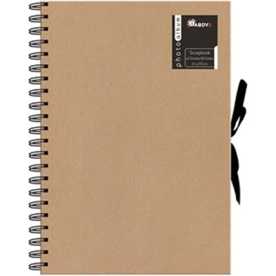 1ABOVE A4 kraftband fästelement scrapbooking album foton wiro bunden visningsbok 40 ark – 21 cm x 29,7 cm 1ABOVE A4 kraftband fästelement scrapbooking album foton wiro bunden visningsbok 40 ark – 21 cm x 29,7 cm