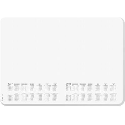 Sigel H7501 Pappersskrivbordsdyna med rundade hörn, 2-årskalender och veckoplanerare, prickad design, A3 (42 x 29,7 cm), svart och vit, 30 ark Sigel H7501 Pappersskrivbordsdyna med rundade hörn, 2-årskalender och veckoplanerare, prickad design, A3 (42 x 29,7 cm), svart och vit, 30 ark