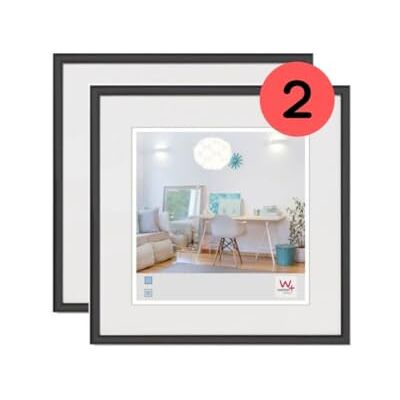 walther design Tavelram Svart 30 x 30 cm Dubbelpack, New Lifestyle plastram KV330BD walther design Tavelram Svart 30 x 30 cm Dubbelpack, New Lifestyle plastram KV330BD