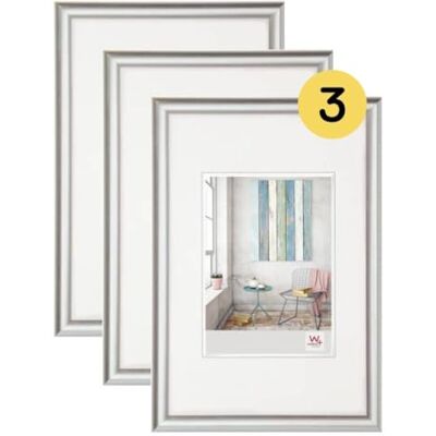 walther design tavelram silver 30 x 40 cm 3-pack, Trendstyle plastram KP040S3 walther design tavelram silver 30 x 40 cm 3-pack, Trendstyle plastram KP040S3