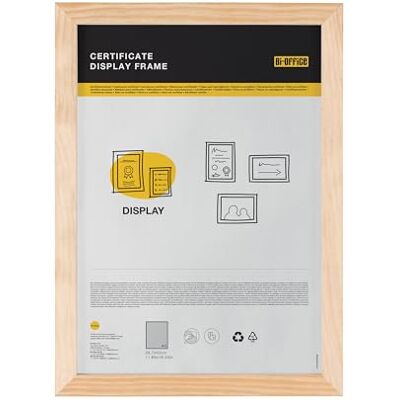 Bi-Office Ram för visning av certifikat, A3, Ram av furu Bi-Office Ram för visning av certifikat, A3, Ram av furu
