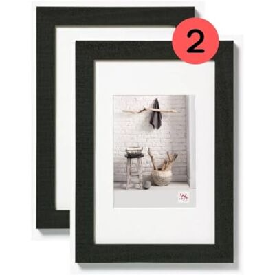 walther design Home Bildram Av Trä, 20 X 30 Cm, Svart, Dubbelpack, Ho030Bd walther design Home Bildram Av Trä, 20 X 30 Cm, Svart, Dubbelpack, Ho030Bd