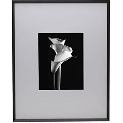 Mikasa Metal Portrait Frame, Displays 8x10 Photo with Mat, 16x20 without Mat, Black Mikasa Metal Portrait Frame, Displays 8x10 Photo with Mat, 16x20 without Mat, Black