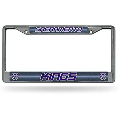 Rico Industries NBA Glitter Bling Chrome Plate Frame, FCGL80001, krom 30 x 15 cm Rico Industries NBA Glitter Bling Chrome Plate Frame, FCGL80001, krom 30 x 15 cm