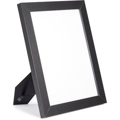 Amazon Basics rektangulär dokument-/fotoram i trä, 28 x 21,6cm, svart Amazon Basics rektangulär dokument-/fotoram i trä, 28 x 21,6cm, svart
