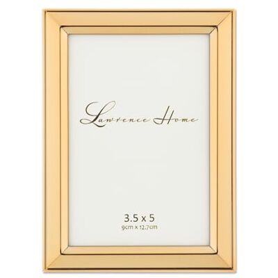 Lawrence Frames Lawrence ramar 3 x 5 guld metall klassisk avfasning bildram Lawrence Frames Lawrence ramar 3 x 5 guld metall klassisk avfasning bildram