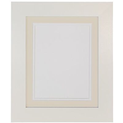FRAMES BY POST Ramar av POST Metro foto bild affisch ram med elfenben på vit dubbelmontering 21 x 10 för 3 bilder @ 7 x 5 tum, trä FRAMES BY POST Ramar av POST Metro foto bild affisch ram med elfenben på vit dubbelmontering 21 x 10 för 3 bilder @ 7 x 5 tum, trä