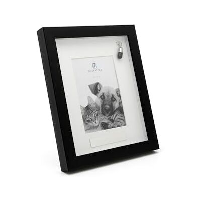 Zilverstad Memory husdjur fotoram med askhållare 10 x 15 pp svart Zilverstad Memory husdjur fotoram med askhållare 10 x 15 pp svart