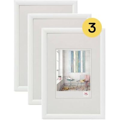 walther design tavelram vit 40 x 50 cm 3-pack, Trendstyle plastram KP050W3 walther design tavelram vit 40 x 50 cm 3-pack, Trendstyle plastram KP050W3