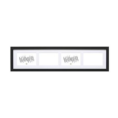 Deknudt Frames Deknudt ramar S66KC4 horisontell fotoram för 4 foton 13 x 18 cm svart Deknudt Frames Deknudt ramar S66KC4 horisontell fotoram för 4 foton 13 x 18 cm svart