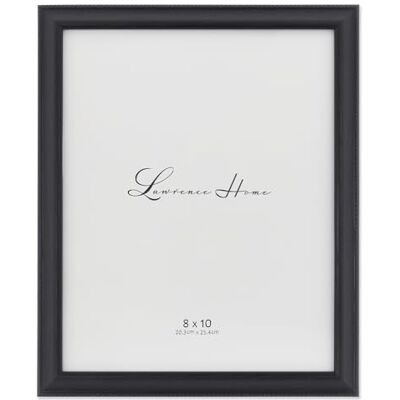 Lawrence Frames Lawrence ramar klassisk pärla bildram, 8 x 10, svart Lawrence Frames Lawrence ramar klassisk pärla bildram, 8 x 10, svart