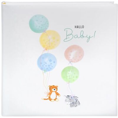 goldbuch 15 499 babyalbum högt bort!, minnesalbum med ett ballongmotiv, fotoalbum 58 vita med pergaminskiljeblad och 4 illustrerade sidor, omslag av konsttryck, ca 31 x 30 x 4 cm goldbuch 15 499 babyalbum högt bort!, minnesalbum med ett ballongmotiv, fotoalbum 58 vita med pergaminskiljeblad och 4 illustrerade sidor, omslag av konsttryck, ca 31 x 30 x 4 cm