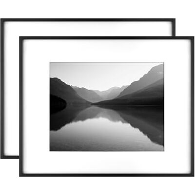 MCS Gjuteri metall 16 x 20 matt till 11 x 14 svart galleri väggram (2-pack) MCS Gjuteri metall 16 x 20 matt till 11 x 14 svart galleri väggram (2-pack)