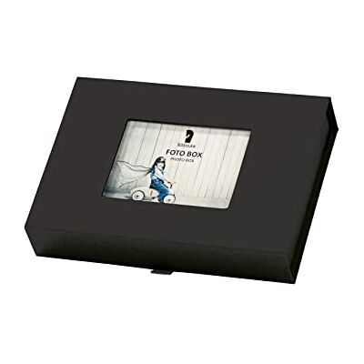 Rössler 14573200701 – Fotolåda med passepartout, för 13 x 18 cm bilder, svart, 203 x 45 x 147 mm, 1 styck Rössler 14573200701 – Fotolåda med passepartout, för 13 x 18 cm bilder, svart, 203 x 45 x 147 mm, 1 styck