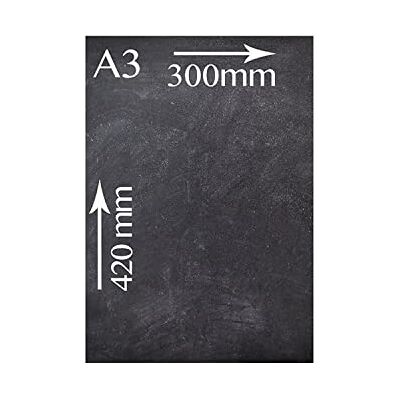 Chalkboards UK Svarta tavlor UK WC633 dubbelsidig bräda svart tavla (A3) 41,4 x 29,6 x 1,6 cm, trä, svart Chalkboards UK Svarta tavlor UK WC633 dubbelsidig bräda svart tavla (A3) 41,4 x 29,6 x 1,6 cm, trä, svart