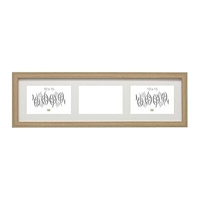 Deknudt Frames Deknudt ramar S66KD3-10.0X15.0 naturlig fotoram för 3 horisontella foton 57 x 19 x 2 cm Deknudt Frames Deknudt ramar S66KD3-10.0X15.0 naturlig fotoram för 3 horisontella foton 57 x 19 x 2 cm