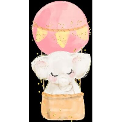 Crochetts Folie 33 x 43 x 2 cm elefant Crochetts Folie 33 x 43 x 2 cm elefant