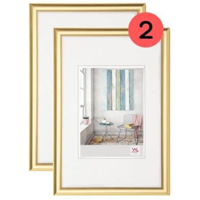 walther design tavelram guld 40 x 60 cm dubbelpack, Trendstyle plastram KP460GD walther design tavelram guld 40 x 60 cm dubbelpack, Trendstyle plastram KP460GD