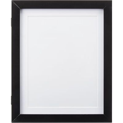 Amazon Basics rektangulär fotoram i trä (frontmatning), 25,4 x 31,7cm, svart Amazon Basics rektangulär fotoram i trä (frontmatning), 25,4 x 31,7cm, svart