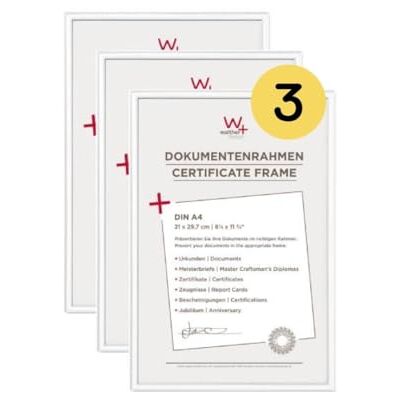 walther design tavelram vit 21 x 29,7 cm (DIN A4) 3-pack, New Lifestyle Plastic Frame KV130W3 walther design tavelram vit 21 x 29,7 cm (DIN A4) 3-pack, New Lifestyle Plastic Frame KV130W3