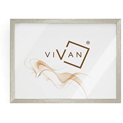 VIVAN ram, grå (silver), A4 VIVAN ram, grå (silver), A4