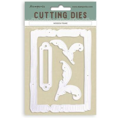 Stamperia Cutting Dies for Scrapbooking, Albums, Card Making, Bullet Journalling and More, Create Decorations with Natural Elements, Perfect for Crafts and Gifting (A6) (Timeless, Wooden Frame) Stamperia Cutting Dies for Scrapbooking, Albums, Card Making, Bullet Journalling and More, Create Decorations with Natural Elements, Perfect for Crafts and Gifting (A6) (Timeless, Wooden Frame)
